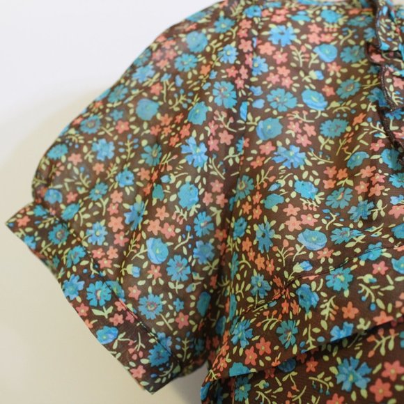 Confess Woman's Floral Tunic Top Size M - Picture 5 of 7